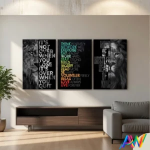 Quote Wall Art 0001 C - Azad Walls