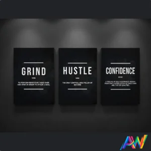 Quote Wall Art 0002 B - Azad Walls